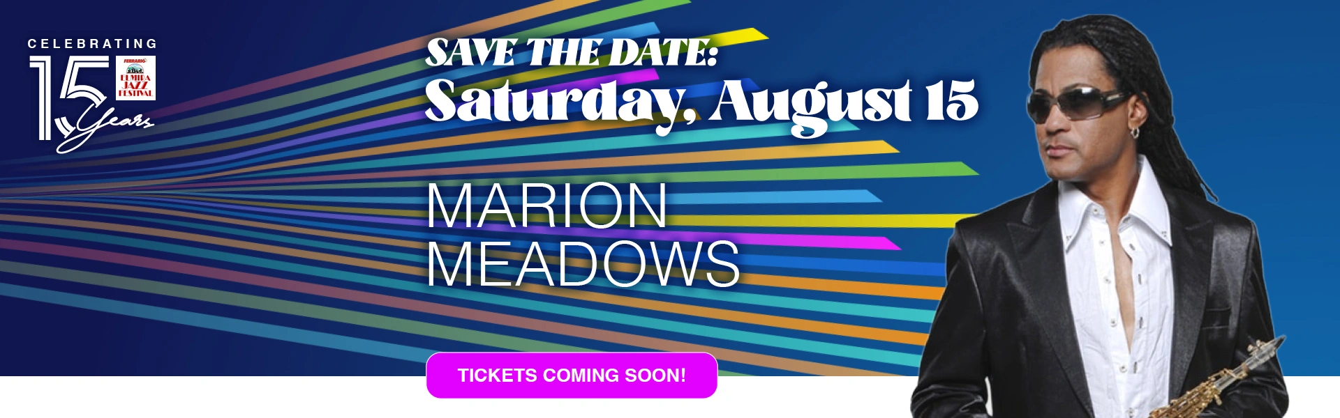Save the Date: Saturday August 15 | Marion Meadows Banner