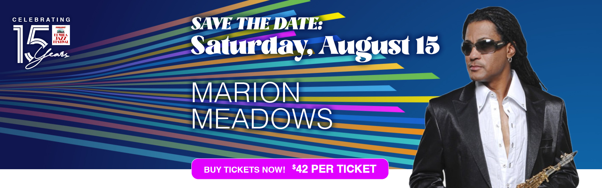Save the Date: Saturday August 15 | Marion Meadows Banner